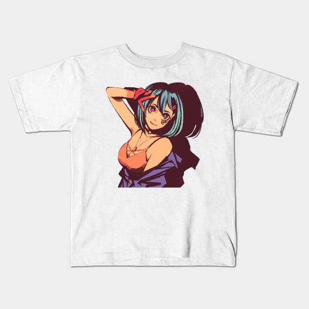 Hatsune Miku Kids T-Shirt by FreedoomStudio